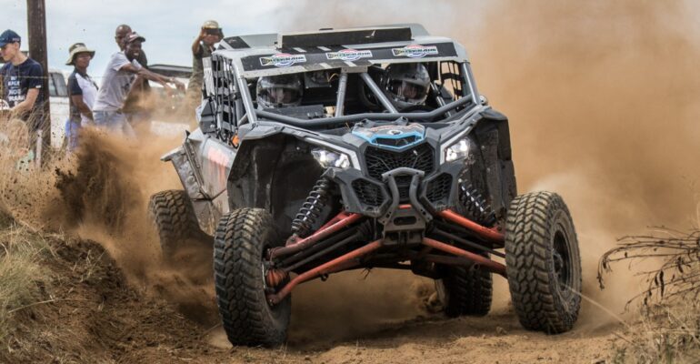 Fast-paced desert race perfect for strong special vehicles with points for those who reach the chequered flag