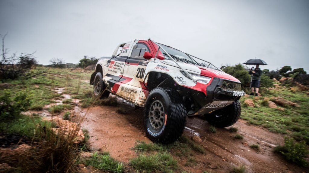 Extremely wet weather and treacherous conditions cause havoc at Parys 400